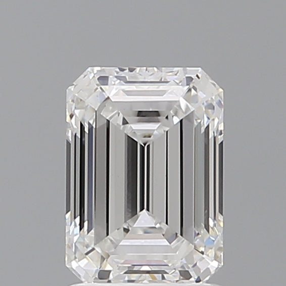 1.58 Carat Emerald Shaped, Ideal Cut, D Color, VVS2 Clarity, IGI Certified Lab Grown Diamond