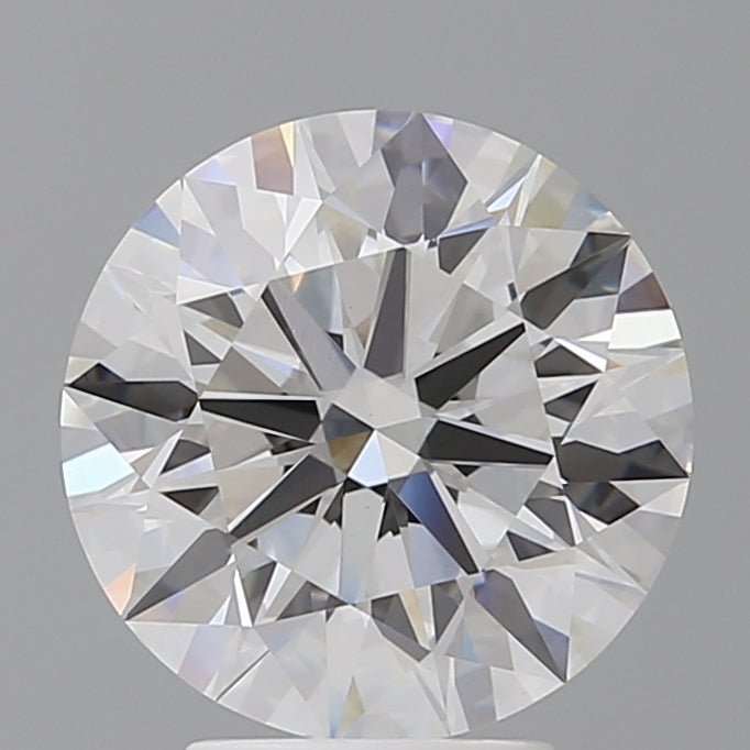 4.04 Carat Round Shaped, Ideal Cut, E Color, VVS2 Clarity, IGI Certified Lab Grown Diamond