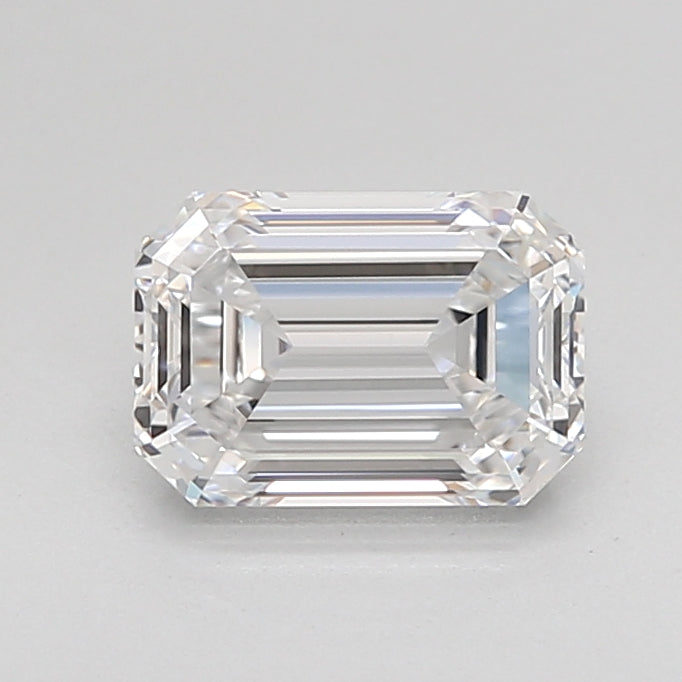1.67 Carat Emerald Shaped, Ideal Cut, D Color, VVS1 Clarity, IGI Certified Lab Grown Diamond