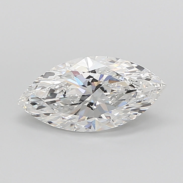 3.89 Carat Marquise Shaped, Excellent Cut, E Color, VVS2 Clarity, IGI Certified Lab Grown Diamond