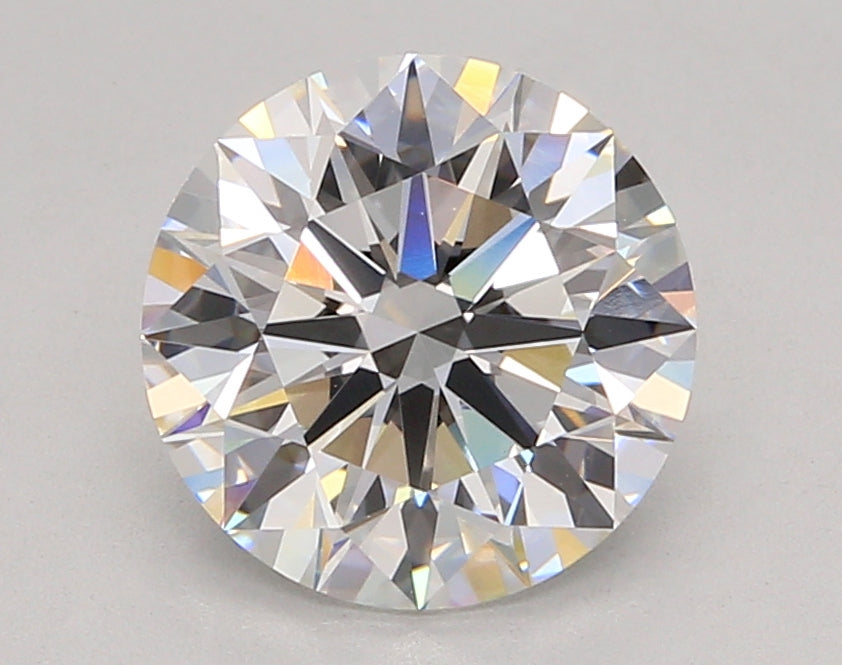 3.04 Carat Round Shaped, Ideal Cut, E Color, VVS2 Clarity, IGI Certified Lab Grown Diamond