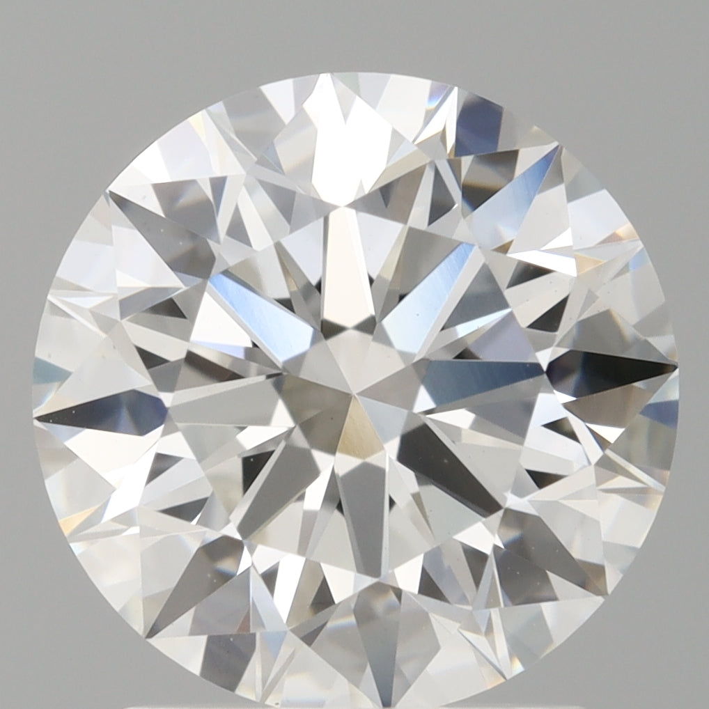 2.07 Carat Round Shaped, Ideal Cut, E Color, VVS2 Clarity, IGI Certified Lab Grown Diamond