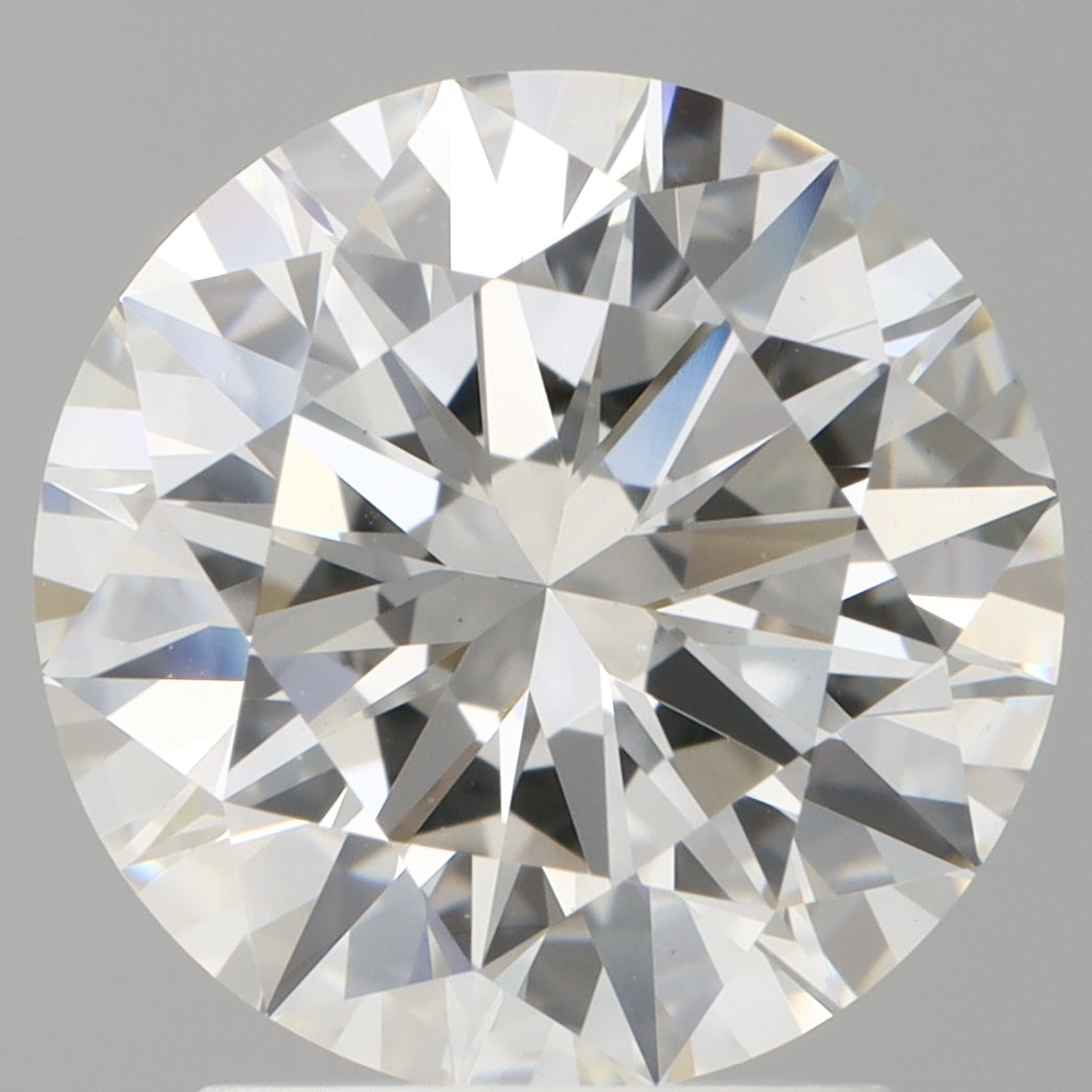2.51 Carat Round Shaped, Ideal Cut, E Color, VVS2 Clarity, IGI Certified Lab Grown Diamond