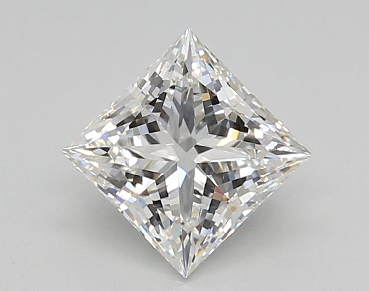 1.02 Carat Princess Shaped, Ideal Cut, E Color, IF Clarity, IGI Certified Lab Grown Diamond