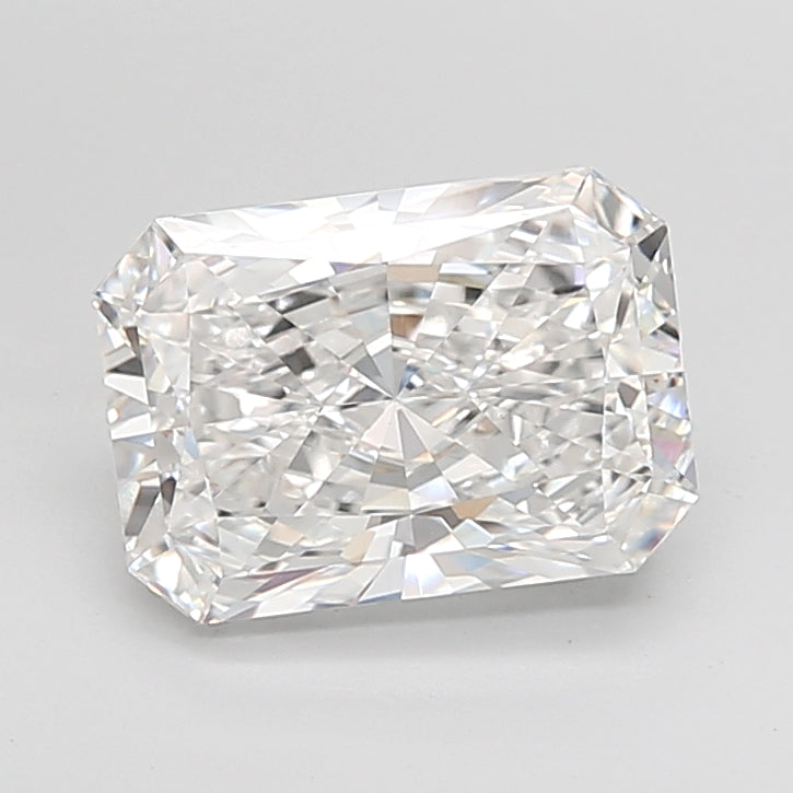 4.03 Carat Radiant Shaped, Ideal Cut, D Color, VVS2 Clarity, IGI Certified Lab Grown Diamond