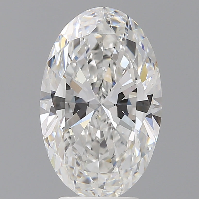 3.59 Carat Oval Shaped, Ideal Cut, D Color, VS1 Clarity, IGI Certified Lab Grown Diamond