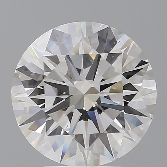 4.10 Carat Round Shaped, Ideal Cut, F Color, VS2 Clarity, IGI Certified Lab Grown Diamond