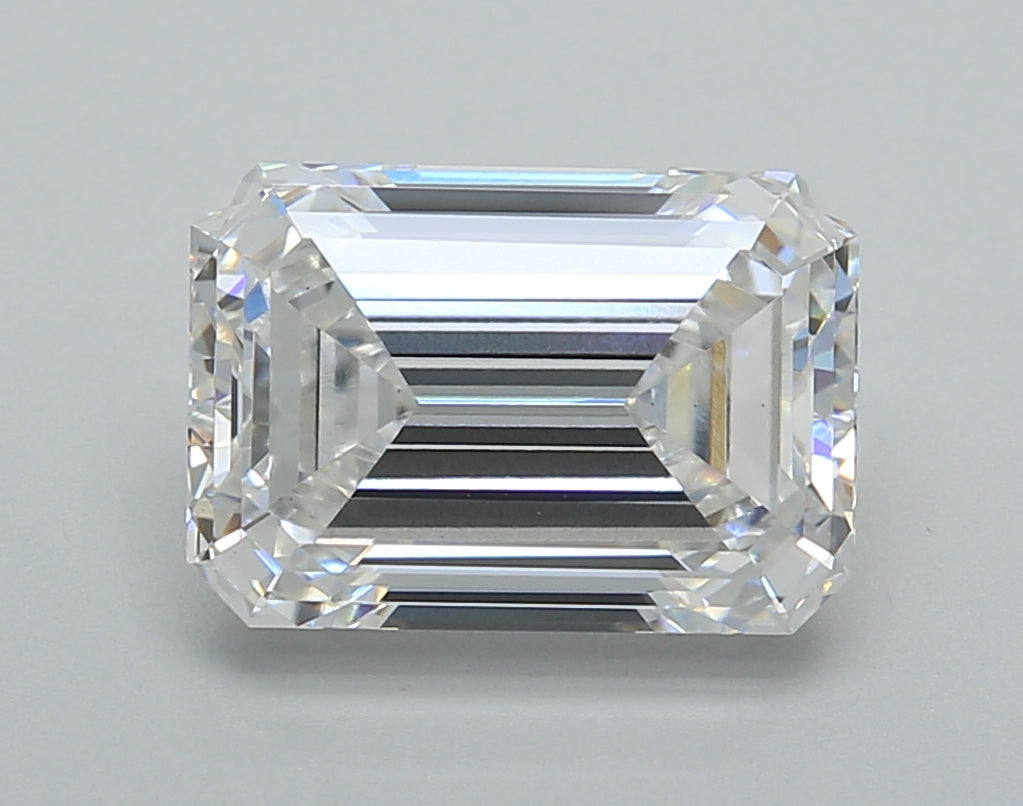 3.52 Carat Emerald Shaped, Very Good Cut, E Color, VS1 Clarity, IGI Certified Lab Grown Diamond