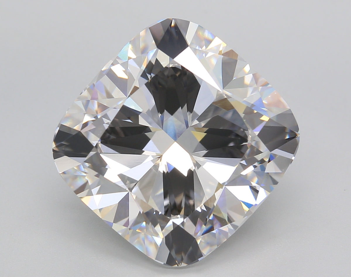 15.20 Carat Cushion Shaped, Ideal Cut, E Color, VVS2 Clarity, IGI Certified Lab Grown Diamond