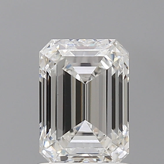 1.57 Carat Emerald Shaped, Ideal Cut, E Color, VVS2 Clarity, IGI Certified Lab Grown Diamond
