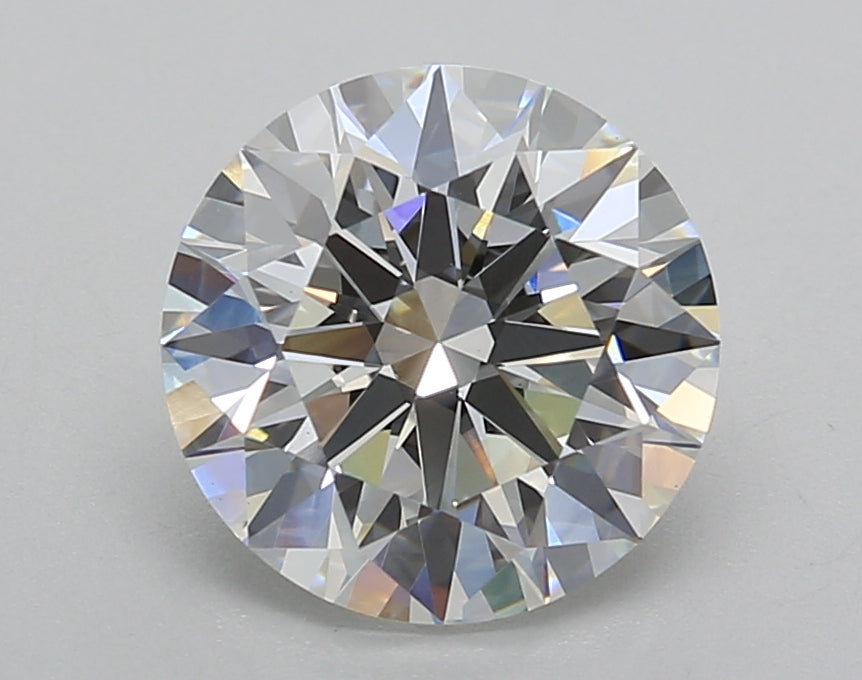 2.53 Carat Round Shaped, Ideal Cut, E Color, VVS2 Clarity, IGI Certified Lab Grown Diamond