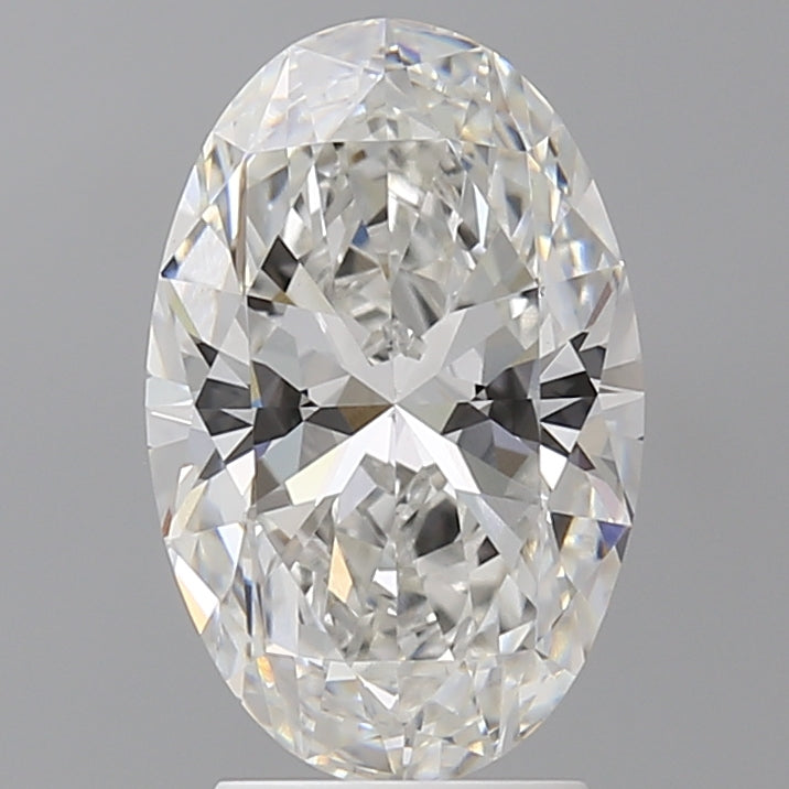 3.09 Carat Oval Shaped, Ideal Cut, E Color, VVS2 Clarity, IGI Certified Lab Grown Diamond