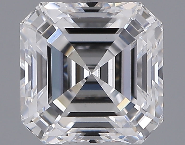 1.04 Carat Asscher Shaped, Ideal Cut, D Color, VS1 Clarity, IGI Certified Lab Grown Diamond