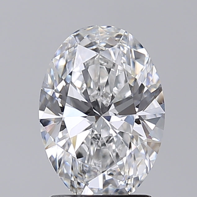 2.01 Carat Oval Shaped, Excellent Cut, D Color, VVS2 Clarity, IGI Certified Lab Grown Diamond