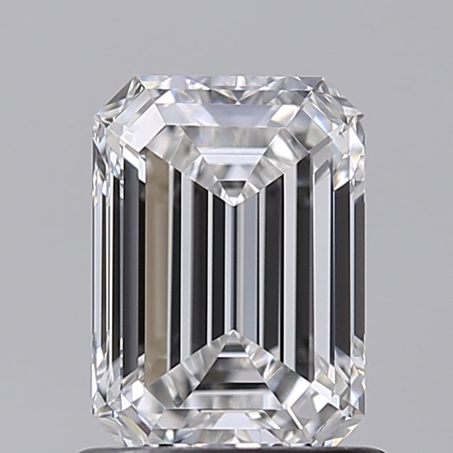 1.02 Carat Emerald Shaped, Ideal Cut, E Color, VVS1 Clarity, IGI Certified Lab Grown Diamond
