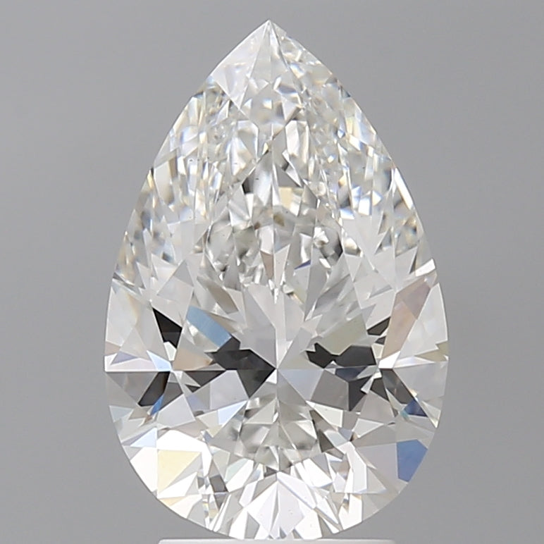 3.52 Carat Pear Shaped, Ideal Cut, E Color, VS1 Clarity, IGI Certified Lab Grown Diamond