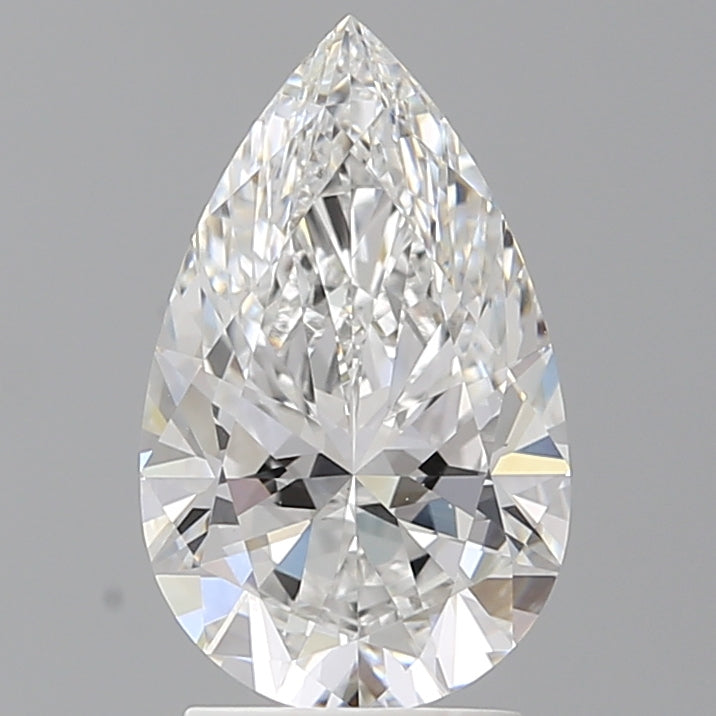 2.54 Carat Pear Shaped, Ideal Cut, E Color, VVS1 Clarity, IGI Certified Lab Grown Diamond