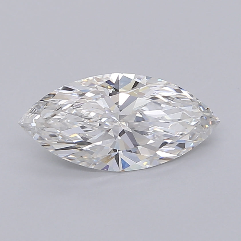 1.52 Carat Marquise Shaped, Ideal Cut, F Color, VVS2 Clarity, IGI Certified Lab Grown Diamond
