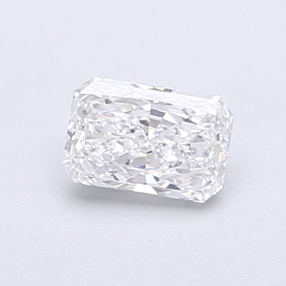 0.43 Carat Radiant Shaped, Very Good Cut, D Color, VVS1 Clarity, IGI Certified Lab Grown Diamond