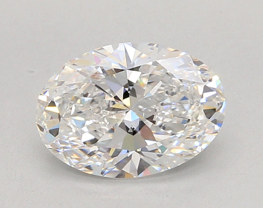 2.06 Carat Oval Shaped, Ideal Cut, D Color, VVS2 Clarity, IGI Certified Lab Grown Diamond