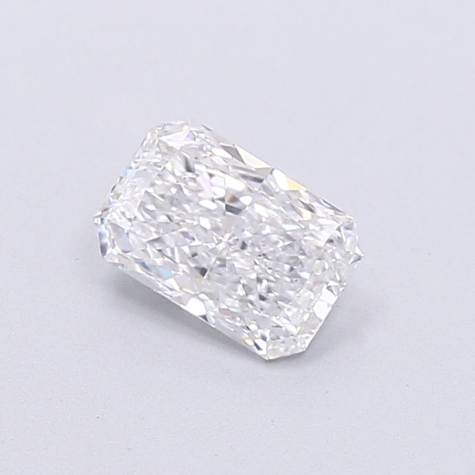 0.62 Carat Radiant Shaped, Very Good Cut, D Color, VS2 Clarity, IGI Certified Lab Grown Diamond
