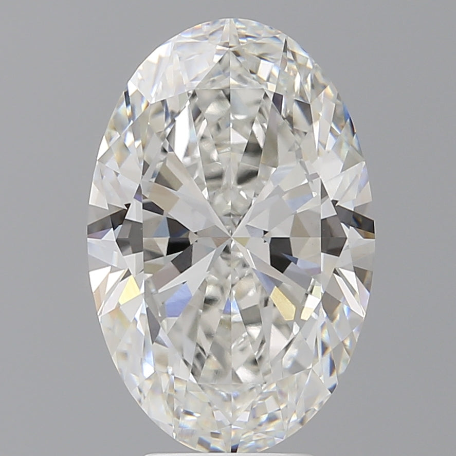 6.01 Carat Oval Shaped, Ideal Cut, F Color, VVS2 Clarity, IGI Certified Lab Grown Diamond