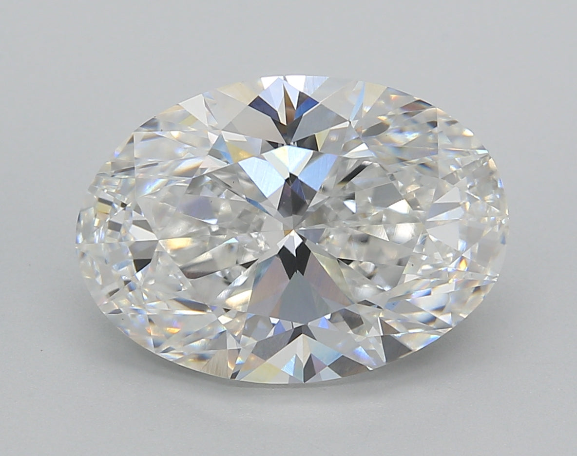 5.51 Carat Oval Shaped, Very Good Cut, E Color, VS1 Clarity, IGI Certified Lab Grown Diamond