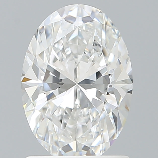 1.45 Carat Oval Shaped, Excellent Cut, D Color, VVS2 Clarity, IGI Certified Lab Grown Diamond