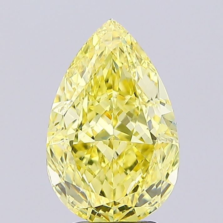 3.18 Carat Pear Shaped, Ideal Cut, VVS2 Clarity, IGI Certified Lab Grown Diamond
