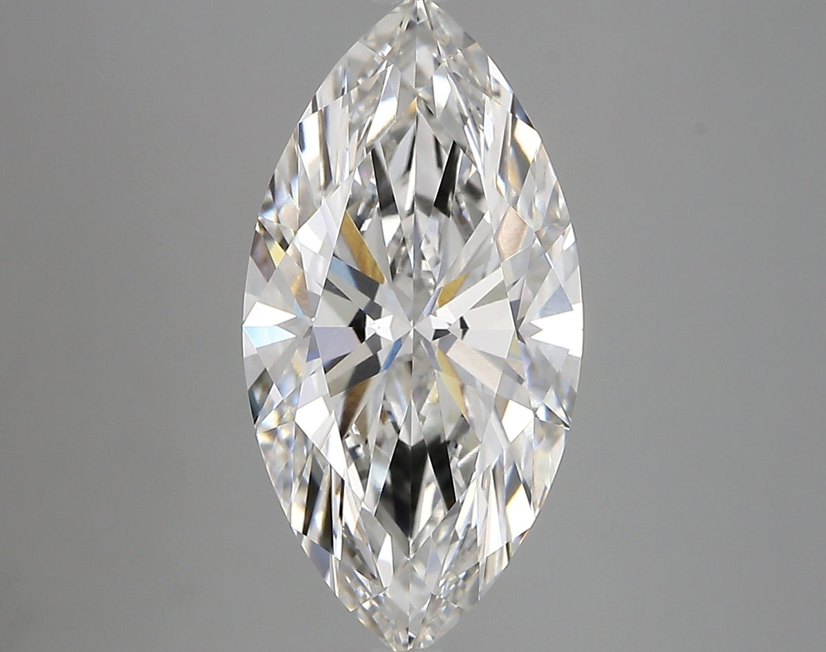 4.00 Carat Marquise Shaped, Very Good Cut, F Color, VVS1 Clarity, IGI Certified Lab Grown Diamond