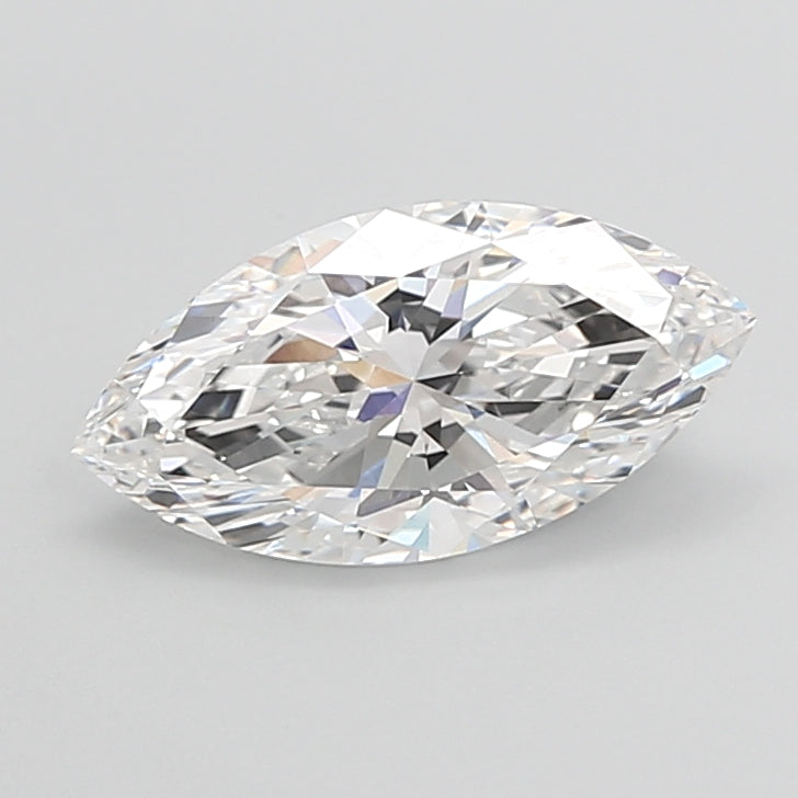 3.10 Carat Marquise Shaped, Ideal Cut, E Color, VVS2 Clarity, IGI Certified Lab Grown Diamond