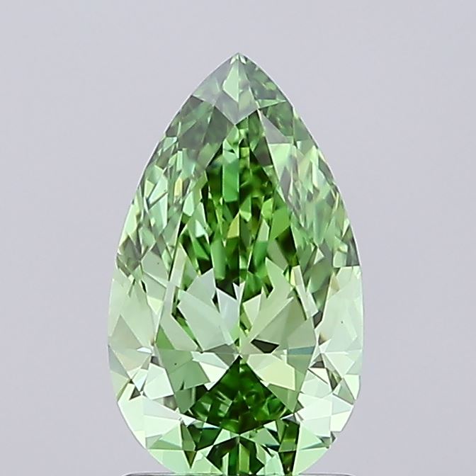 1.37 Carat Pear Shaped, Ideal Cut, VVS2 Clarity, IGI Certified Lab Grown Diamond