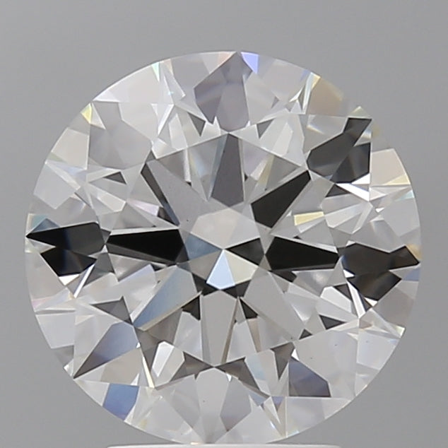 3.60 Carat Round Shaped, Excellent Cut, F Color, VVS2 Clarity, IGI Certified Lab Grown Diamond