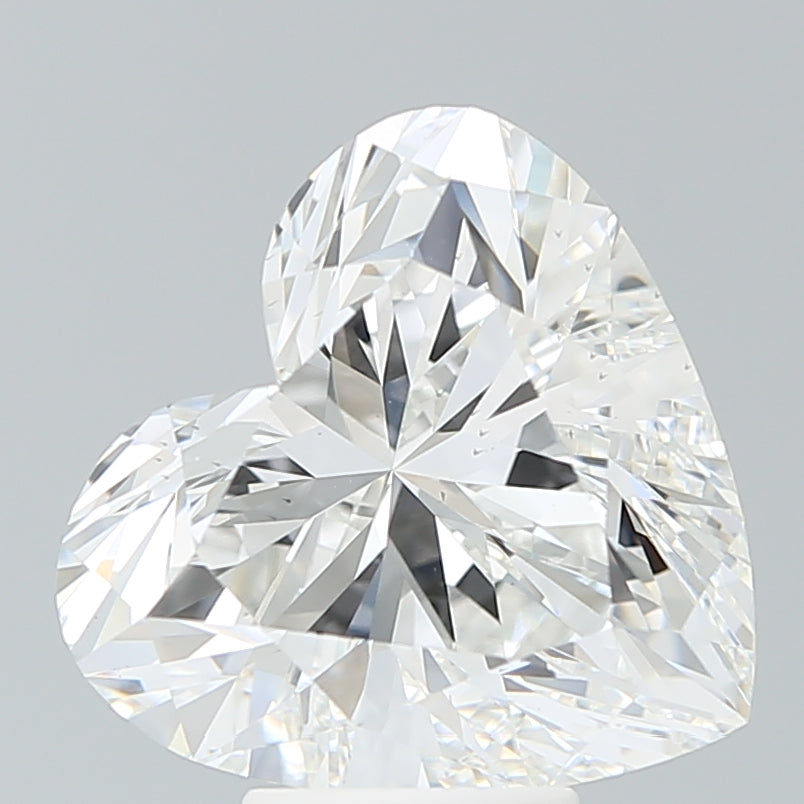 7.01 Carat Heart Shaped, Excellent Cut, F Color, VS2 Clarity, IGI Certified Lab Grown Diamond