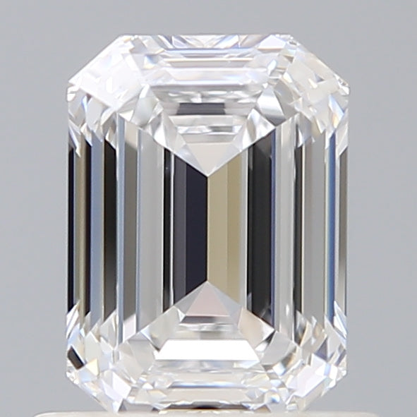 0.94 Carat Emerald Shaped, Ideal Cut, D Color, VS1 Clarity, IGI Certified Lab Grown Diamond