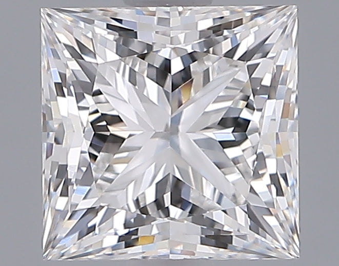 1.92 Carat Princess Shaped, Ideal Cut, D Color, VVS2 Clarity, IGI Certified Lab Grown Diamond