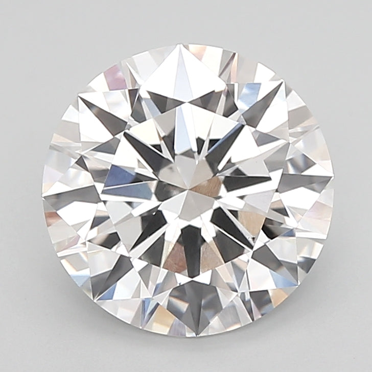 3.00 Carat Round Shaped, Excellent Cut, E Color, VS2 Clarity, IGI Certified Lab Grown Diamond