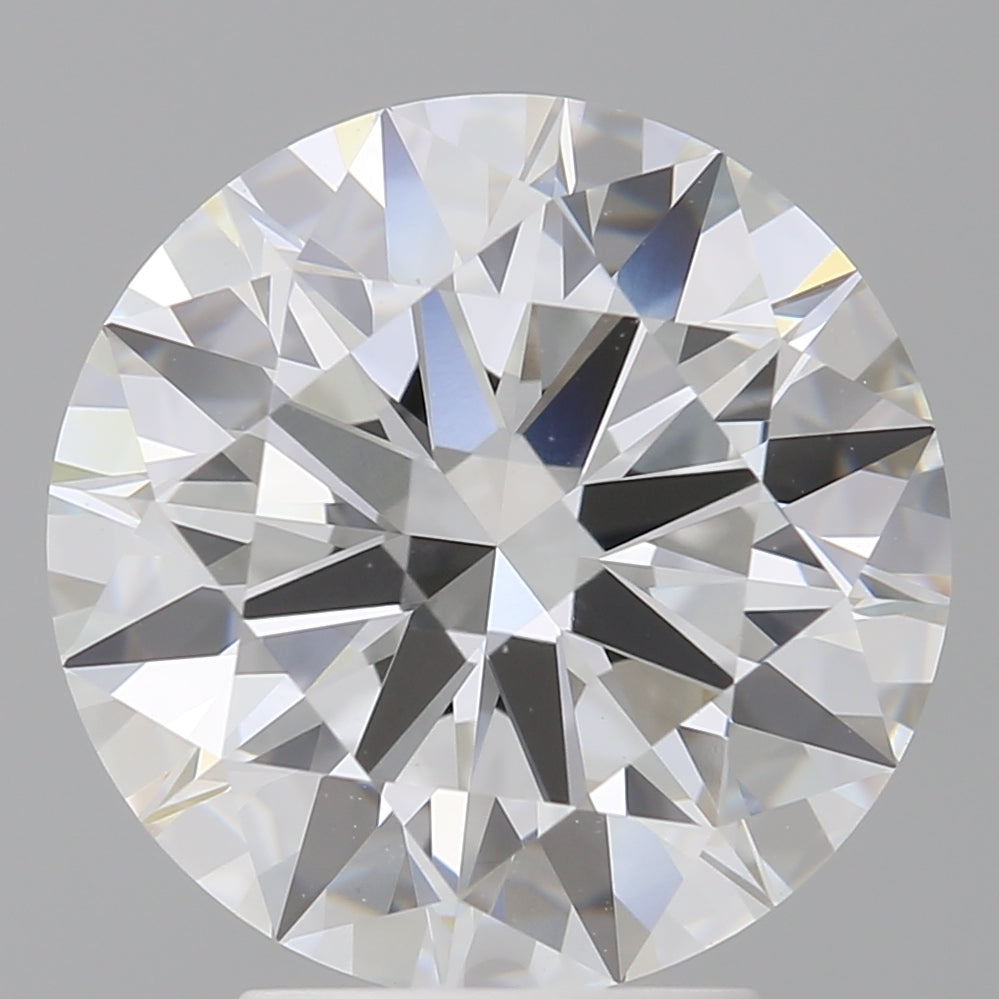 4.04 Carat Round Shaped, Ideal Cut, E Color, VVS2 Clarity, IGI Certified Lab Grown Diamond