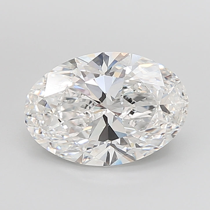 5.08 Carat Oval Shaped, Ideal Cut, E Color, VVS2 Clarity, IGI Certified Lab Grown Diamond