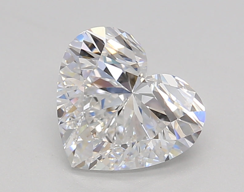 1.50 Carat Heart Shaped, Ideal Cut, D Color, VS1 Clarity, GIA Certified Lab Grown Diamond