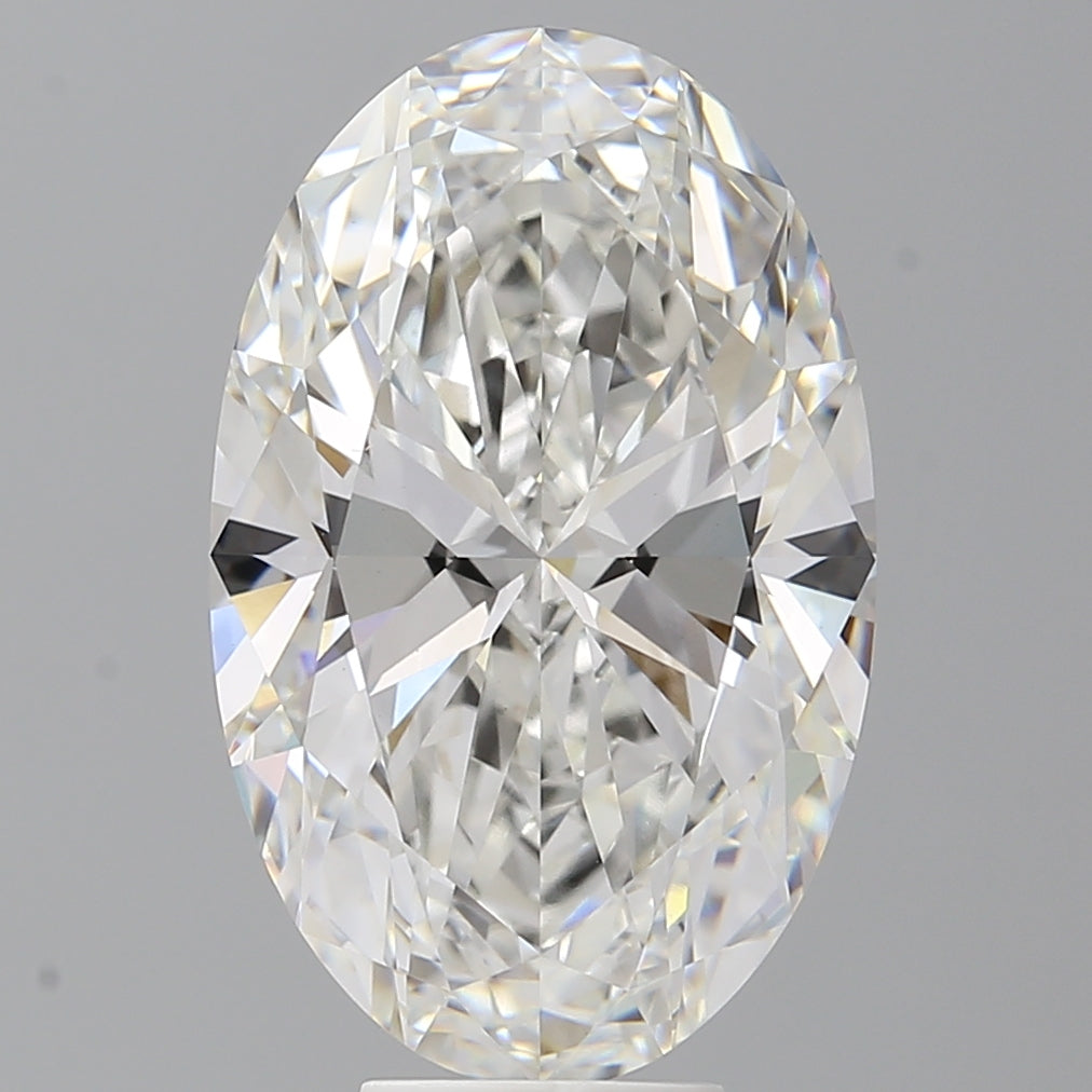 7.60 Carat Oval Shaped, Ideal Cut, F Color, VVS2 Clarity, IGI Certified Lab Grown Diamond