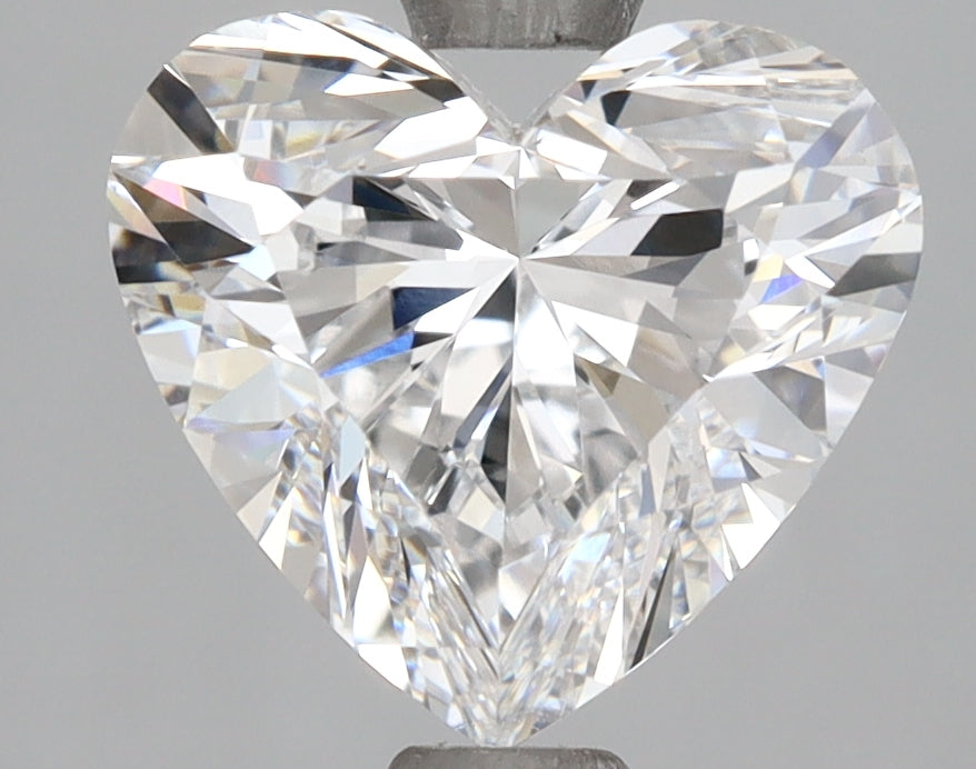 2.25 Carat Heart Shaped, Ideal Cut, D Color, VVS1 Clarity, IGI Certified Lab Grown Diamond