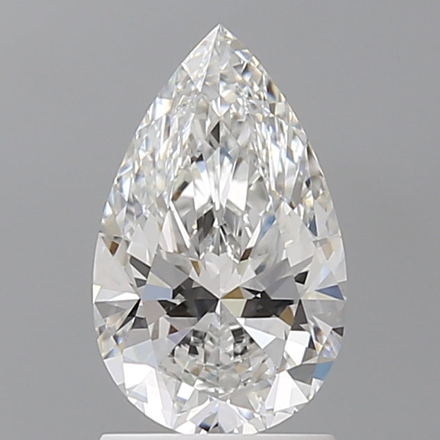 1.51 Carat Pear Shaped, Ideal Cut, E Color, VVS2 Clarity, IGI Certified Lab Grown Diamond