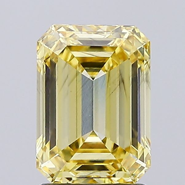 2.02 Carat Emerald Shaped, Ideal Cut, VS2 Clarity, IGI Certified Lab Grown Diamond