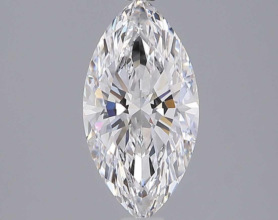 2.04 Carat Marquise Shaped, Ideal Cut, D Color, VVS1 Clarity, IGI Certified Lab Grown Diamond