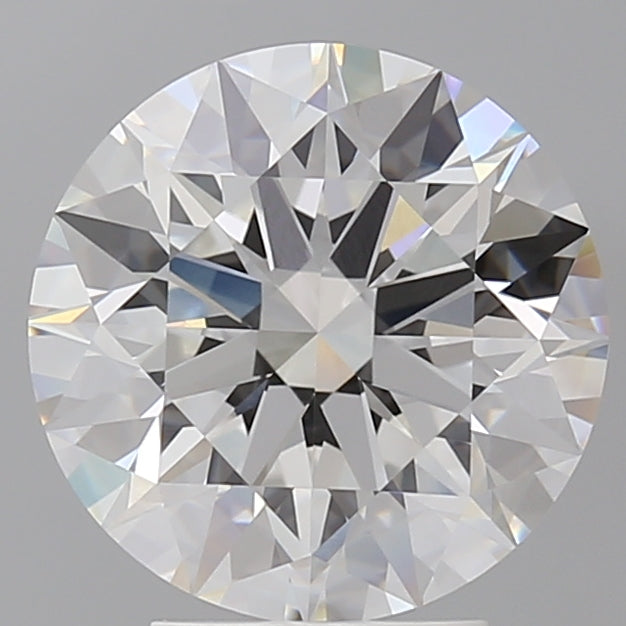 4.10 Carat Round Shaped, Ideal Cut, E Color, VVS2 Clarity, IGI Certified Lab Grown Diamond