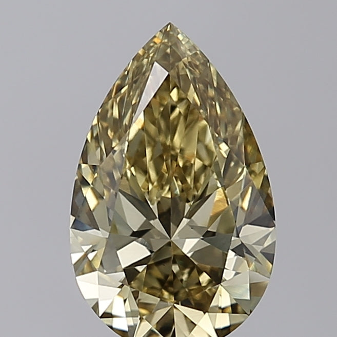 1.52 Carat Pear Shaped, Ideal Cut, VS1 Clarity, IGI Certified Lab Grown Diamond
