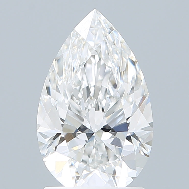 1.79 Carat Pear Shaped, Excellent Cut, E Color, VVS2 Clarity, IGI Certified Lab Grown Diamond