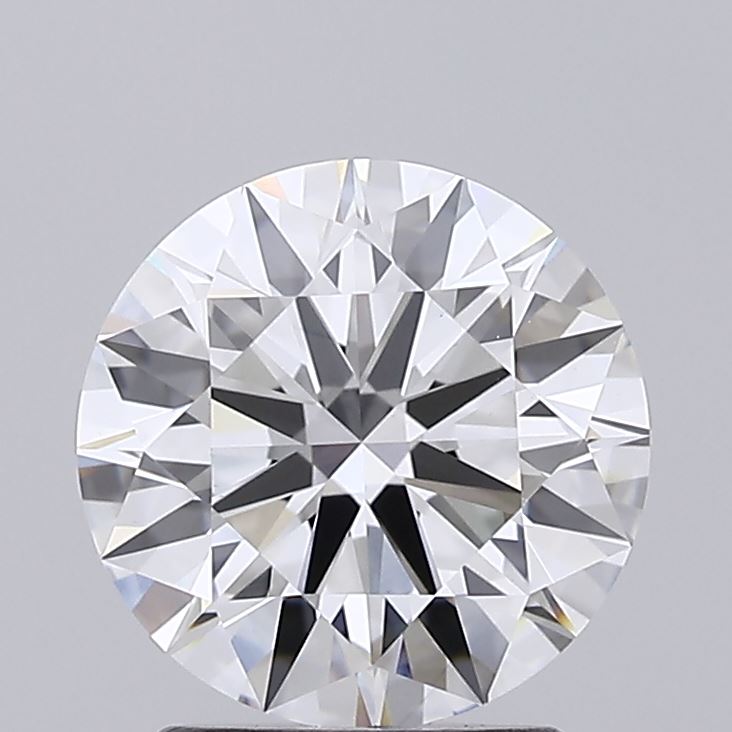 2.19 Carat Round Shaped, Ideal Cut, E Color, VVS2 Clarity, IGI Certified Lab Grown Diamond