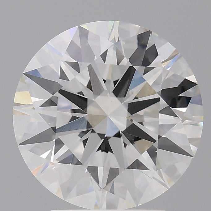3.52 Carat Round Shaped, Ideal Cut, F Color, VVS2 Clarity, IGI Certified Lab Grown Diamond